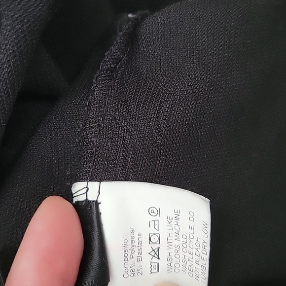 Shein 4x (fits like 2x) Black Corduroy Dress - Picture 3 of 4